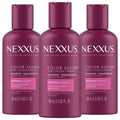 Nexxus Color Assure Shampoo - Travel-Size 3-Pack | Replenishes & Extends Hair Color Vibrancy, 3 Oz Each