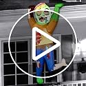 Inflatable Zombie Halloween Decoration with LED Lights - 5 FT Outdoor & Indoor Spooky Decor