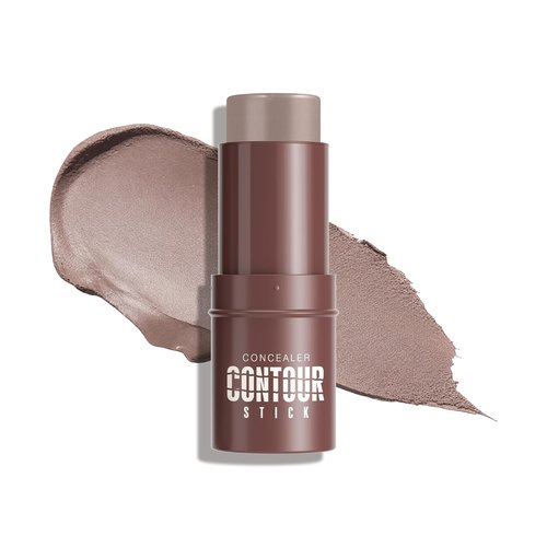 Skiennix Cream Contour Stick - Cool Toned Sculpting Makeup for Natural Definition | Long-Lasting & Buildable (08 Soft Tan)
