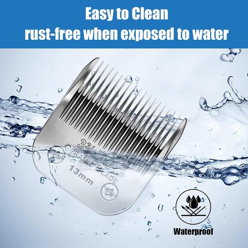Andis Dog Grooming Replacement Blades - Compatible With Oster A5 & Wahl KM-10 | 3FC Blades (13mm)