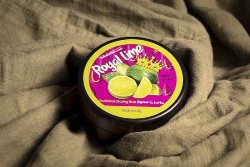 The Goodfellas’ Smile ROYAL LIME (Zesty Sicilian Lime) Italian Shaving Soap – Soft Lathering Croap for Traditional Wet Shaving with Brush, Razor & Soap Bowl