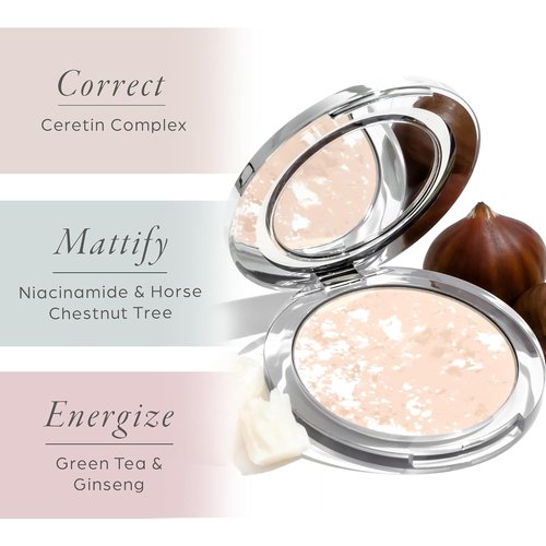 PÜR MINERALS Pressed Setting Powder - Balancing Act for Smooth, Natural-Matte Finish | Translucent, Cruelty-Free Makeup
