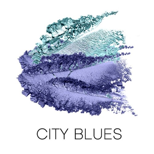Palladio Matte Shadow - City Blues Eyeshadow Palette for Vibrant, Long-Lasting Color