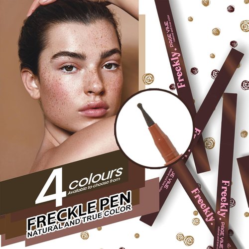 Skiennix Freckle Pen - 2 PCS Waterproof Faux Freckle Stamp for Natural Makeup | Quick Dry, Medium