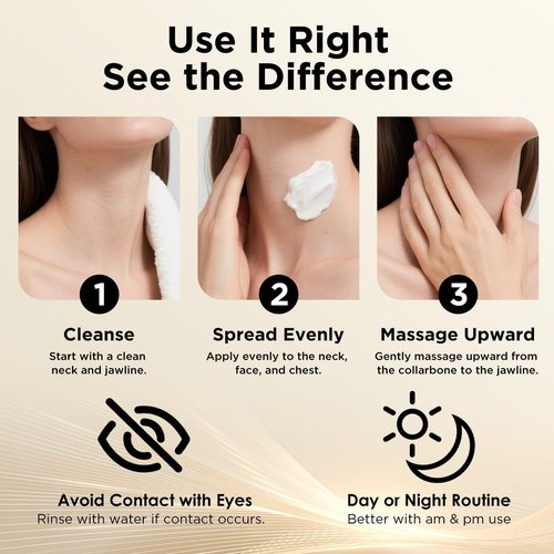 Firming Neck Cream for tightening and firming,Retinol,Collagen & Hyaluronic Acid Cream-Anti-Aging Face Moisturizer for Face,Wrinkle Smoother for Women & Men, FQ-260226