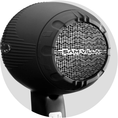Sam Villa Ionic Professional Hair Dryer - Lightweight, Quiet Design with Variable Speed & Temperature