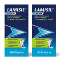 Lamisil Athlete's Foot Cream, 1 Week Treatment, Prescription Strength Terbinafine Hydrochloride, Fast Symptom Relief, Cures Most Athlete's Foot, 30 g (1 oz) - 2 pk