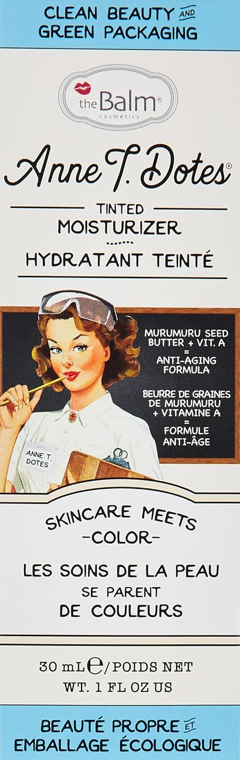 theBalm Anne T. Dotes Tinted Moisturizer - Lightweight Hydration | Shade #14, 1 Fl. Oz.