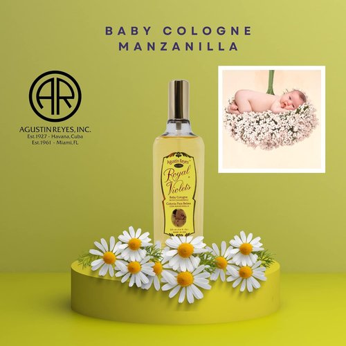 Royal Violets Baby Cologne - Gentle Chamomile Refreshing Spray, 7.6 Fl Oz, Delicate Scent