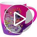 25oz Ceramic Mug with Care Bears Universal Monsters Crossover - Spooky Cute Collectible