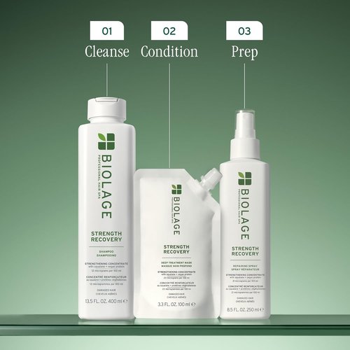 Biolage Strength Recovery Deep Treatment - Nourishes & Protects Hair, Reduces Breakage, Vegan, Paraben-Free