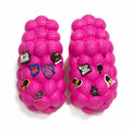 LEPHYON Bubble Slides |Funny Golf Ball Slides| Lightweight Foam Shower Shoes Men|Comfortable Womens Slippers|Stylish Non-Slip Soles Unisex（Babi Pink DIY W11）