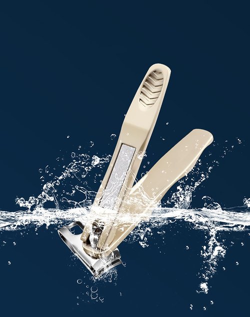 Nail Clippers for Thick Nails, Heavy Duty Toenail Clippers for Seniors Large Wide Jaw Opening and 360° Rotating Nail Clippers (Black)