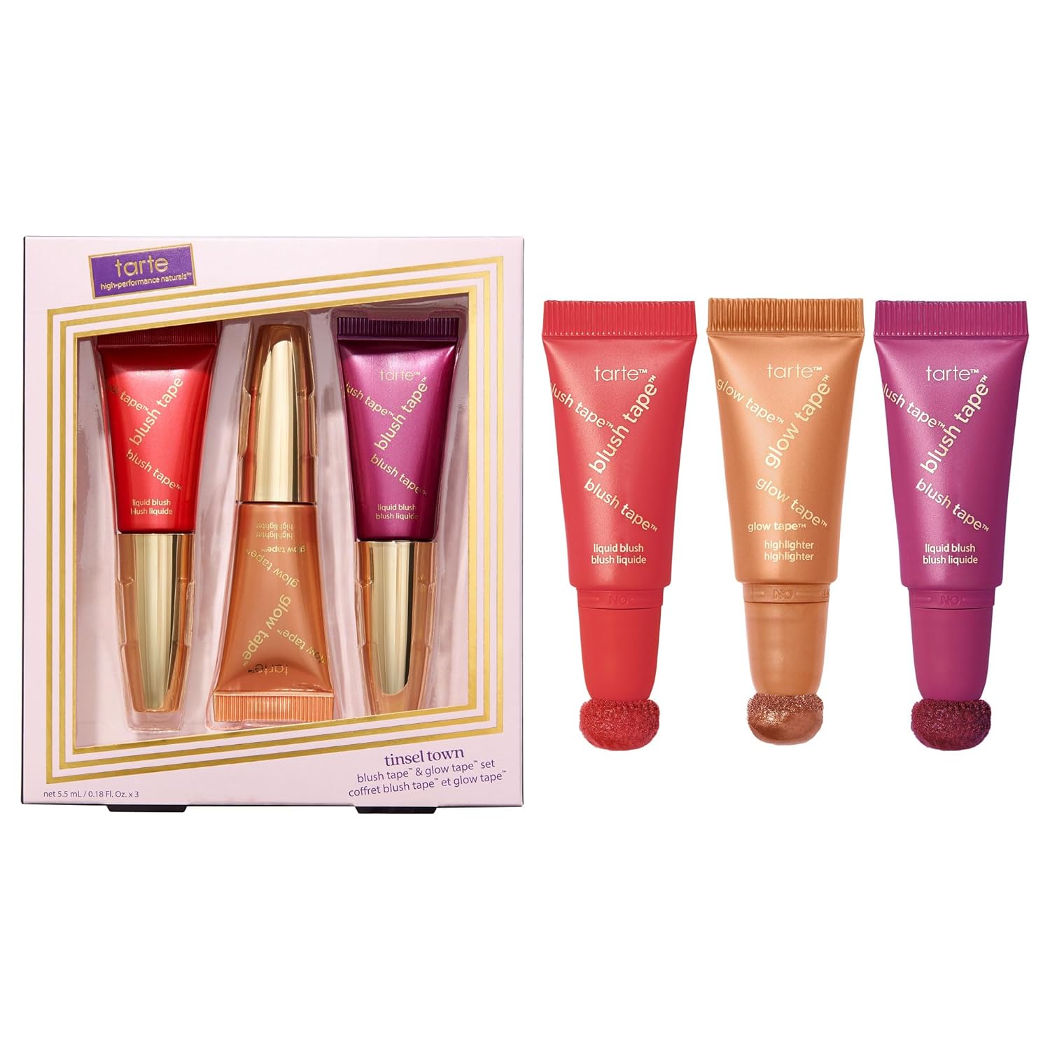 Tarte Blush Tape Liquid Blush - Buildable Cream Cheek Makeup for Radiant Glow | Lightweight & Vegan