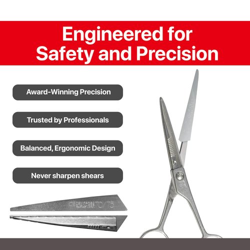 Feather - Switch-Blade Haircutting Shears Replacement Blades - for Professional Stylists & Barbers - Stainless Steel - No-Nip Tip - Made in Japan - 70/75 Model