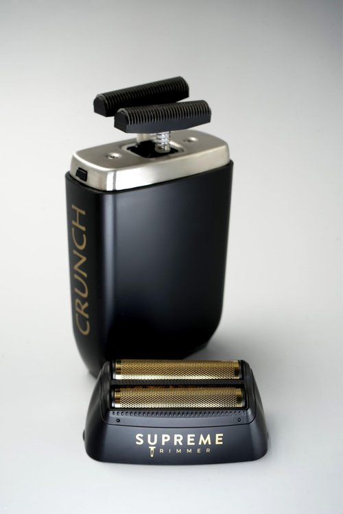 Supreme Trimmer Replacement Foil & Cutter SB63 | Hypoallergenic Foil for Crunch STF602 | Black