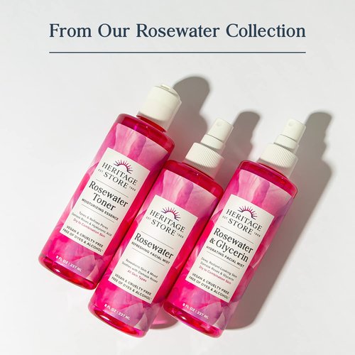 Heritage Store Lavender Flower Water - Aromatherapy Mist Spray for Skin & Hair Benefits | 8 oz