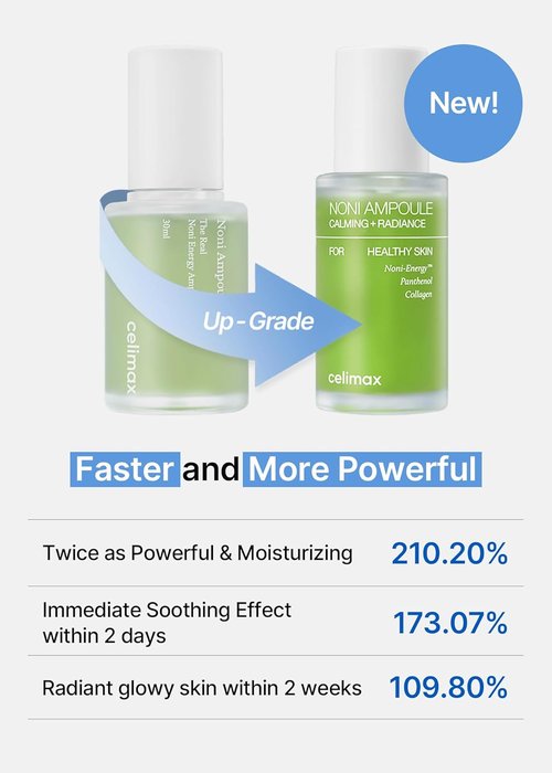Celimax Noni Energy Ampoule 50ml - Hydrating & Soothing Serum with Noni Extract for Wrinkles & Fine Lines