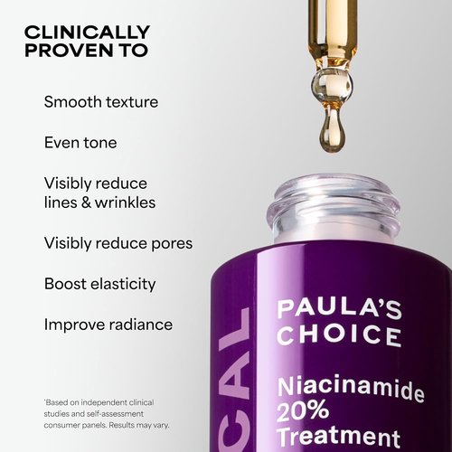 Paula's Choice Clinical 20% Niacinamide Face Serum - Anti-Aging Treatment for Discoloration & Pores | 0.67oz