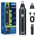Ear and Nose Hair Trimmer for Men, 2025 Professional Painless USB Rechargeable Eyebrow & Facial Hair Trimmer, 13,000 RPM Precision Tool with Powerful Motor and Dual-Edge Blades, IPX7 Waterproof