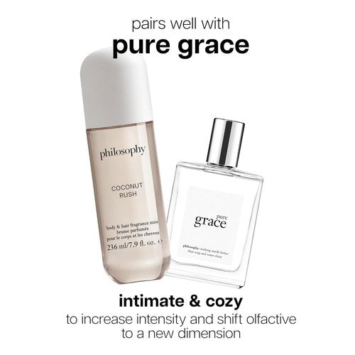 Philosophy Hair And Body Mists - Long-Lasting Fragrance With Skin-Loving Ingredients | Hydrates & Refreshes 24 Hours - Vanilla, Pistachio & Coconut Scents