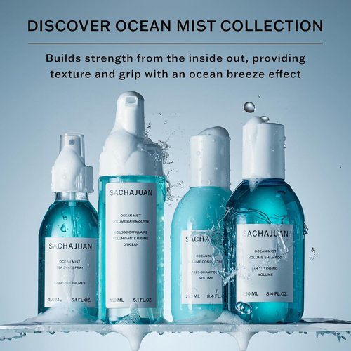 SACHAJUAN Ocean Mist Volume Shampoo & Conditioner Set - Lightweight Hydration with Ocean Silk Technology & Vegetable Proteins | Vegan & Paraben-Free