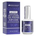 Americanails Gel Polish Top Coat - Long Lasting Dual Cure Formula for Glossy Finish | 0.5 oz