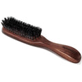 STYLEMATE Hair Brush for Men - Nylon Bristles for Thick Hair | Natural Black Walnut Handle