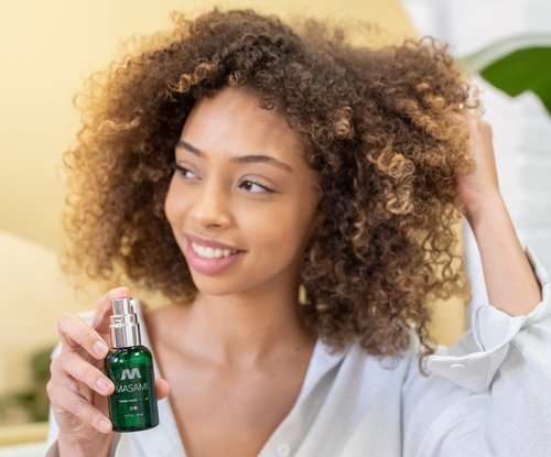 MASAMI Mekabu Hydrating Shine Serum | Sulfate Free | Paraben Free | Phthalate Free | Cruelty Free | Vegan | Salon Quality | Color Safe