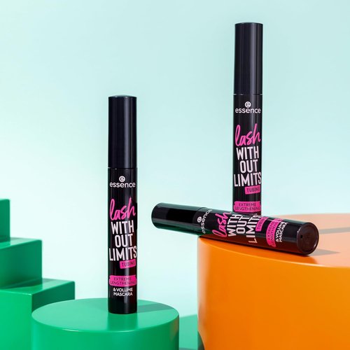 Essence | Lash Without Limits Extreme Lengthening & Volume Mascara | Waterproof, Vegan & Cruelty-Free