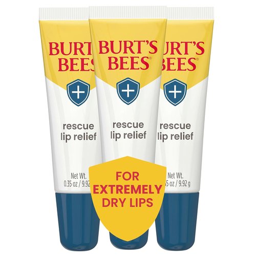 Burt's Bees Lip Relief Balm - 100% Natural Shea Butter & Echinacea - 0.35 Ounces