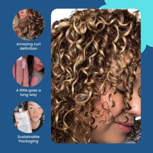 Ecoslay Orange Marmalade Curl Definer Gel - Long-Lasting Hold for Wavy, Curly & Kinky Hair - 8 Oz