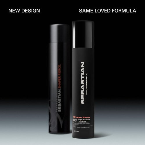 Sebastian Professional Shaper Fierce Hairspray - Ultra-Firm Hold & Humidity Resistant | Finishing Spray for All Hair Types