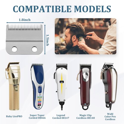 CR8GR8 Clipper Guards Set, Compatible with Wahl Hair Clippers, Guard Number: #1/2, #1, #1 1/2, #2 (Length: 1/16", 1/8", 3/16", 1/4")