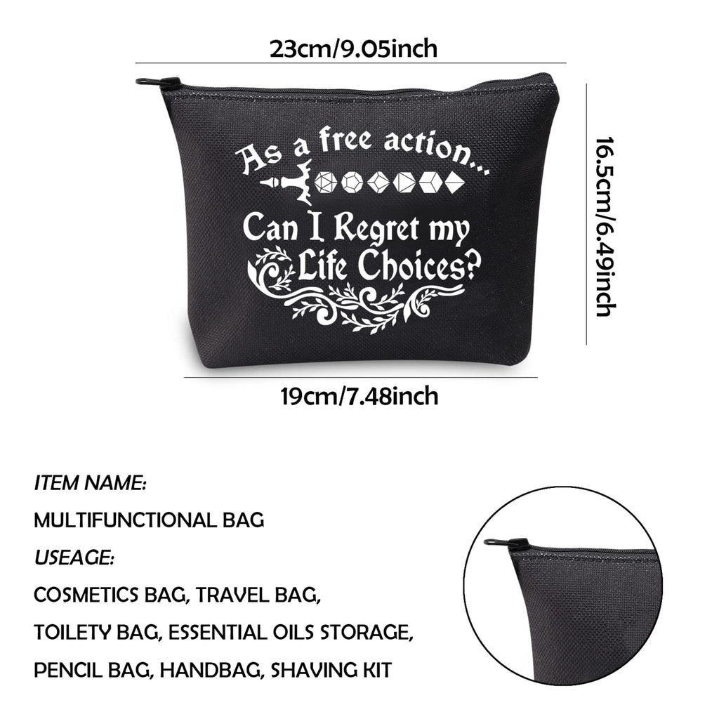 WCGXKO Player Gifts Player Makeup Zipper Pouch Bag (As a free)