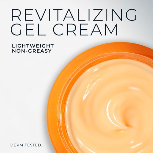RoC Multi Correxion Revive + Glow 10% Vitamin C Moisturizer for Face, Anti-Aging Gel Cream, Instant Glow, Hypo-Allegenic, Oil-Free, 1.7 Ounces (Packaging May Vary