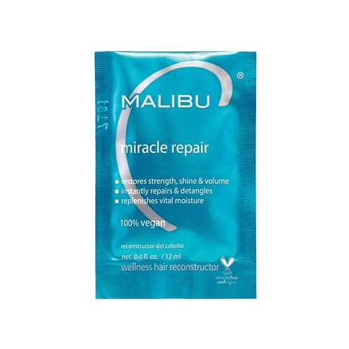 Malibu C Miracle Repair Hair Reconstructor - Nourishing Treatment for Damaged Hair - Flax Protein & Vitamin B5