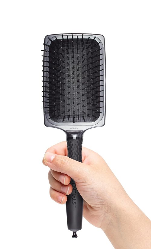 Olivia Garden Essentials Styling Brush - Professional Detangling & Smoothing | Ideal for All Hair Types