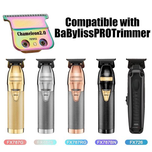 BaBylissPRO Replacement Trimmer Blade - Compatible with FX707Z DLC 2.0 & FX787 | 1 Pc Chameleon