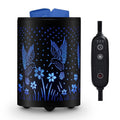 Enaroma Hummingbird Electric Wax Melt Warmer with Timer, 7-Color LED Mood Light – Flameless Scented Wax & Oil Burner lamp, Nature-Inspired