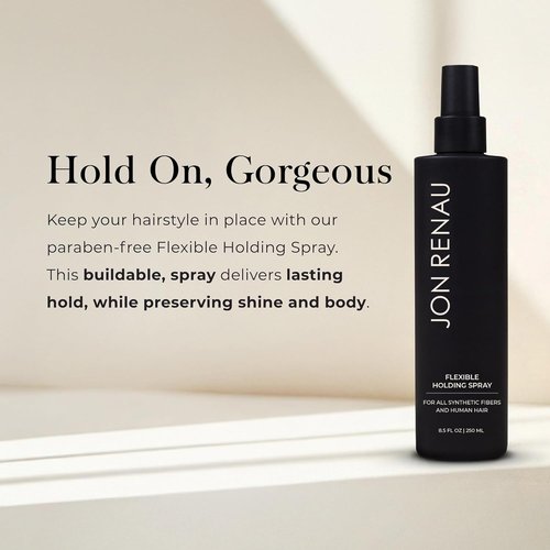 Jon Renau Flexible Holding Spray - Buildable Hold for Wigs, Paraben & Sulfate Free, 8.5 oz