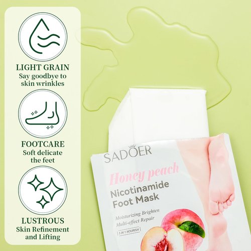Swiffen 24 Pcs Fruits Beauty Hand Foot Mask Bulk Hydrating Hand Foot Moisturizing Gloves Shea Butter Aloe Mask for Spa Kit Beauty Skincare Galentines Day Gift for Women