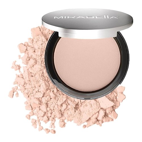 Mirabella Pure Press Foundation - HD-Finish Mineral Powder Compact with Nourishing Jojoba | Age-Defying Makeup for All Skin Types - Original Fair I