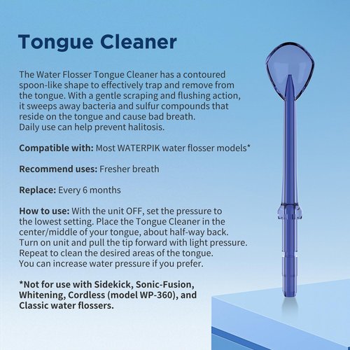 Replacement Heads for Waterpik, Replacement Picks for Water Pik Water Flosser (8 Tips Combo + Storage Case + Travel Case)