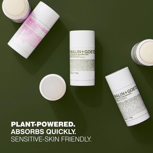 MALIN+GOETZ Deodorant - Eucalyptus & Bergamot Scents | Aluminum-Free Gel Stick | Vegan & Cruelty-Free (2.6oz & 1oz)
