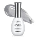 SAVILAND Glazed Nails One-Step Gel Nail Polish: 0.5 OZ Cat Eye Gel Polish Art Pen 5-in-1 Jelly Silver One-Min Formula 15 ML Color Builder Base & Top Polish Reinforcement Magnetic Nail Polish Art DIY