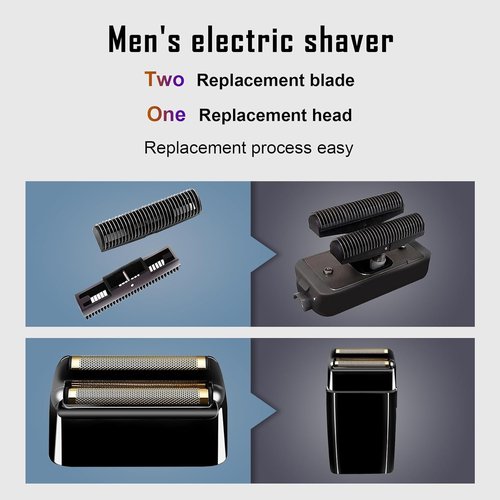 BaBylissPRO Replacement Foil & Cutters for Double FXFS2 Metal Shaver - Black, 2-Pack