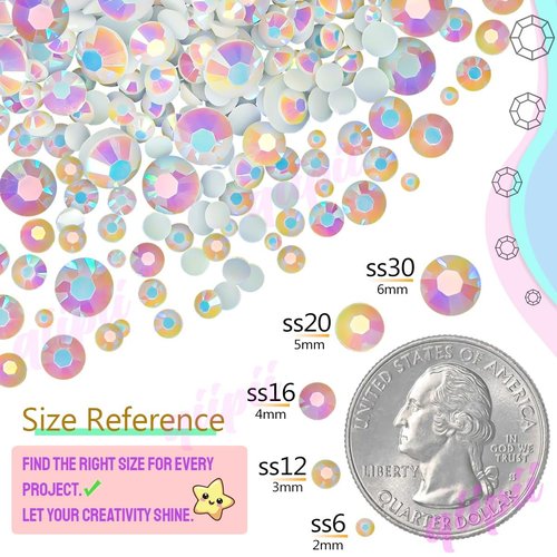 qiipii Light Blue AB Resin Rhinestones w B7000 Jewelry Glue for Bedazzling Crafting 2mm-6mm Flatback Jelly Stones Diamonds Gems Bedazzler Kit Charms for Nails Face Makeup Tumblers Bottles Crafts Shoes