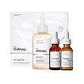 The Ordinary Bright Set - 3-Step Regimen for Radiant Skin Tone with Glycolic Acid, Alpha Arbutin & Caffeine Solution | Skin Care Essentials