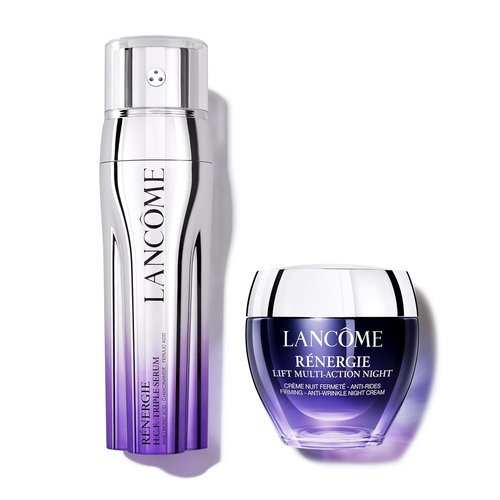 Lancôme Hyaluronic Acid Skincare Duo - Rénergie H.C.F. Triple Serum & Night Cream for Youthful Skin